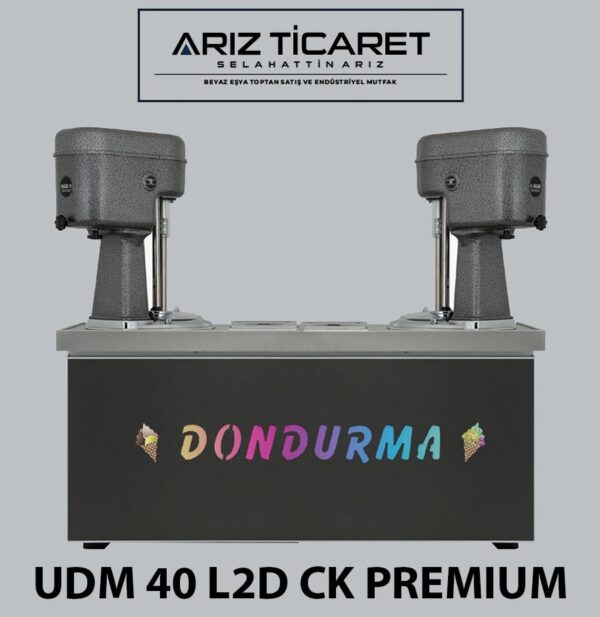 L 40 2 BAŞLIKLI 2 GÖZLÜ KLASİK DONDURMA MAKİNESİ